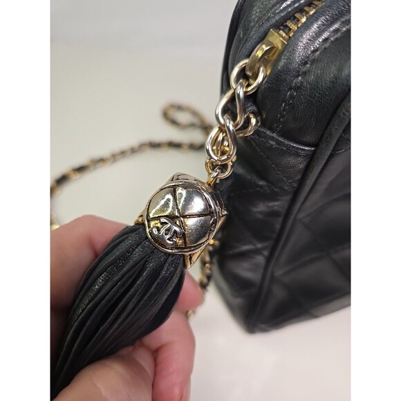 Coco Chanel Black Quilted Leather Iconic Handbag - Picture 10 of 16